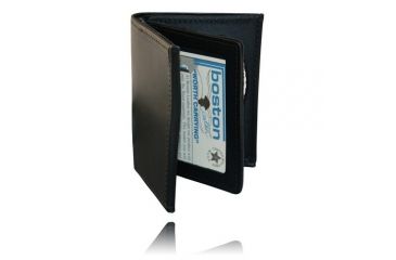 Image of Book Style Badge Wallet with Vertical Credit Card Slots