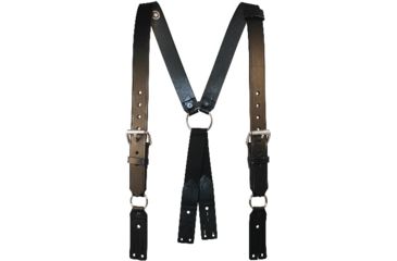 Image of Boston Leather Fireman Leather Suspenderrefle - 9175R-1