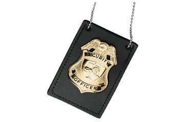 Image of Boston Leather Neck Chain, Badge/id, Plain, P - 5845-1