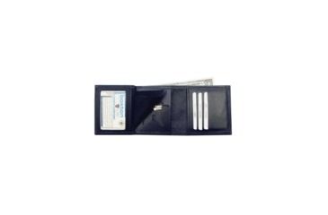 Image of Boston Leather Tri-fold Wallet Badgecase With - 375-S-5050