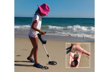 Image of Bounty Hunter Junior Metal Detector w/ 5in Depth Detection - BHJS