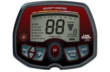Image of Bounty Hunter Land Ranger Pro Metal Detectors, Black PROLR