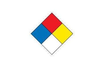 Image of Brady Tape 4x4 Rtk Nfpa Dia Only 115765, Unit EA