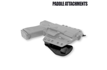 Image of Bravo Concealment BCA Polymer OWB Belt Holster, SIG Sauer P365 X-Macro, Right Hand, Black, BC10-1036