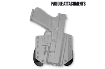 Image of Bravo Concealment BCA OWB Gun Holster, Glock 43,43x,43x MOS, Left Hand, Black, BC10-1034
