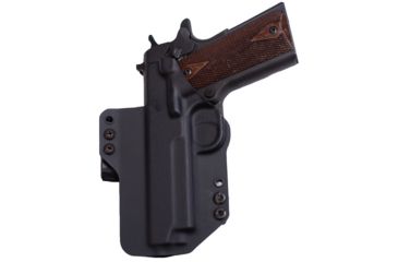 Image of Bravo Concealment IWB Torsion 2.0 Holster, 1911 Dan Wesson 4.25in Rail .45acp, 1.50in Belt Clips, Black, Small, 850007014377