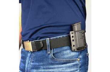 Image of Bravo Concealment Magazine Pouch, Single, 1.5" Belt Loops, Size Small, Fits G43 and M&amp;P Shield Magazines, Ambidextrous, Polymer, Black BC60-1001S