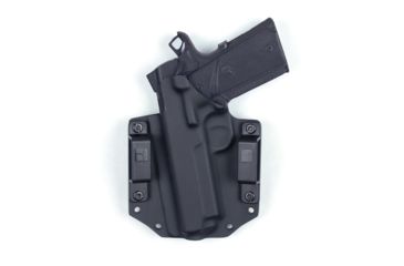 Image of Bravo Concealment OWB BCA Holster W/ 1.5 in Belt Loops, Glock 19, 19X, 23, 32, 45, Left Hand, Polymer, Black, BC10-1005