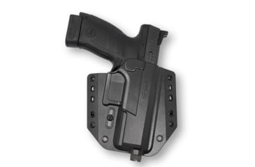 Image of Bravo Concealment OWB BCA Holster 3.0, CZ P10c, Right Hand, 1.5in Belt Loops, Black, Small, BC10-1024