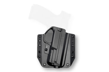 Image of Bravo Concealment OWB BCA Holster W/ 1.5 in Belt Loops, S&amp;W M&amp;P 9/40 Full Size, Right Hand, Polymer, Black, BC10-1014