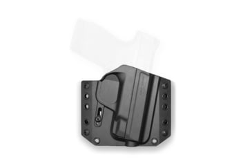 Image of Bravo Concealment OWB BCA Holster 3.0, S&amp;W M&amp;P 9,40 Shield Shield 2.0, Right Hand, 1.5in Belt Loops, Black, Small, BC10-1012