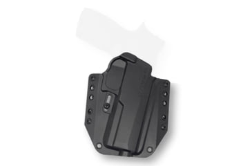 Image of Bravo Concealment OWB BCA Holster W/ 1.5 in Belt Loops, Sig Sauer P320 Full Size, Right Hand, Polymer, Black, BC10-1009