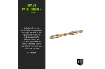 Image of Breakthrough Clean Technologies Brass Patch Holder, .17 Cal, BT-17BPH