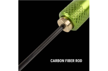 Image of Breakthrough Clean Technologies Carbon Fiber Cleaning Rod with Rotating, Ergonomic Aluminum Handle, 5mm, 12in, BT-CFRR-12
