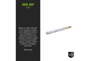 Image of Breakthrough Clean Technologies Cotton Mop 22 Cal/223Cal/5.56mm, BT-22BM