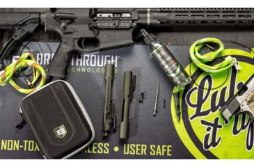 Image of Breakthrough Clean Technologies Shield Series Cable Pull-Through Cleaning Kit, .223, .30 Caliber &amp; 9mm, Black/Gray, BT-MEVA-MIL
