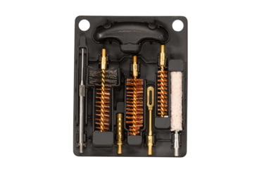 Image of Breakthrough Clean Technologies Shield Series Stainless Steel Rod Cleaning Kit, .30 Caliber &amp; 7.62mm, Black/Gray, BT-LEVA-AR10