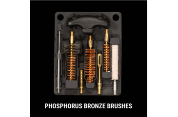 Image of Breakthrough Clean Technologies Shield Series Stainless Steel Rod Cleaning Kit, .30 Caliber &amp; 7.62mm, Black/Gray, BT-LEVA-AR10