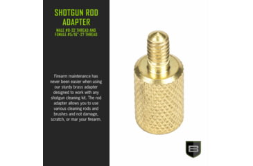Image of Breakthrough Clean Technologies Shotgun Rod Adapter - Male 8-32 Thread/Female 5/16in-27, BT-SRA-5/16-27