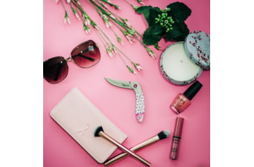 Image of Brighten Blades Hope Folding Knife w/ Case, 2.56in, 8Cr13MoV Stainless Steel, Clip Point, Multi, BB-104