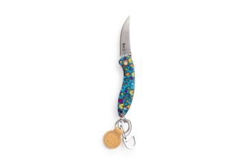 Image of Brighten Blades Love Keychain Folding Knife, 1.6in, 8Cr13MoV Stainless Steel, Clip Point, BB-120