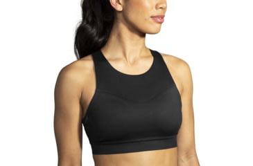 Image of Brooks Drive 3 Pocket Run Bra - Womens, Black, 38AB, 350080001.038AB