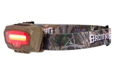 Image of Browning Night Gig Headlamp, 26-485 Lumens, Flat Dark Earth/Camo, 3713030