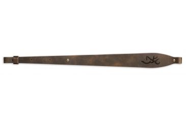 Image of Browning Big Buckmark Series Leather Gun Sling,Distressed Brown 122488