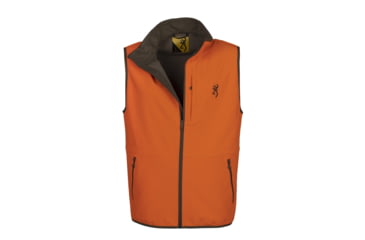 Image of Browning Big Game Opening Day Soft Shell Vest - Mens, Large, Blaze, 3050370103