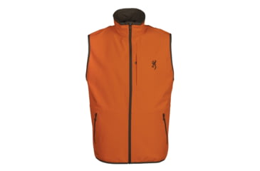 Image of Browning Big Game Opening Day Soft Shell Vest - Mens, Large, Blaze, 3050370103