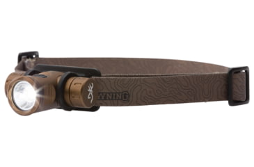 Image of Browning Blackout Micro USB Rechargeable Cree XM-L LED Headlamp, 35 Lumens, Black, 3713346