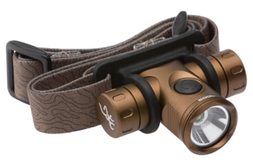 Image of Browning Blackout Micro USB Rechargeable Cree XM-L LED Headlamp, 35 Lumens, Black, 3713346