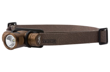 Image of Browning Blackout Micro USB Rechargeable Cree XM-L LED Headlamp, 35 Lumens, Black, 3713346