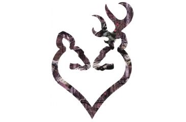 Image of Browning Buck Heart 6in Decal, Camo 3922290620