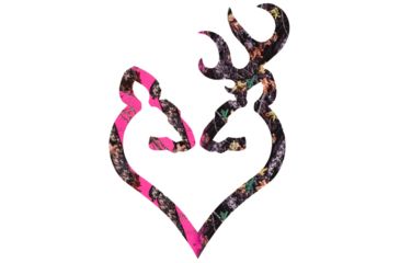 Image of Browning Buck Heart 6in Decal, HH Camo 3922290614
