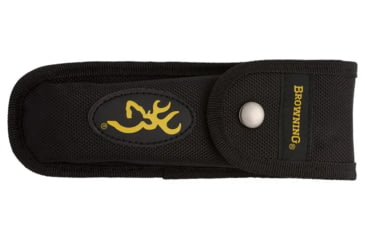 Image of Browning Camp Saw Folding Knife, 5.125in, 4116 Stainless, Saw, Back Contour-Molded Composite Handle, Black, 322922