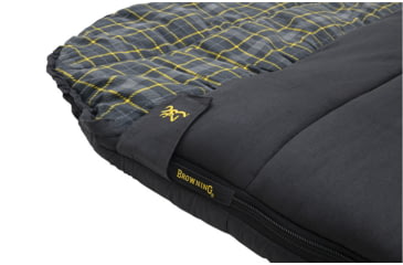 Image of Browning Camping Klondike -30 Degrees Sleeping Bag, Charcoal, 4893918