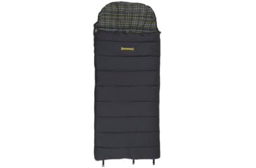 Image of Browning Camping Klondike -30 Degrees Sleeping Bag, Charcoal, 4893918