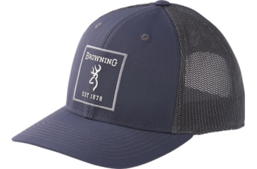 Image of Browning Cap Tested Square Patch Flex Snapback, Charcoal, 308771791