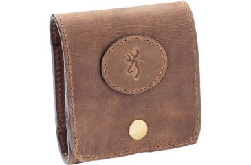 Image of Browning Crazy Horse Leather Rifle 10 Cartridge Case - Field Tan 12198