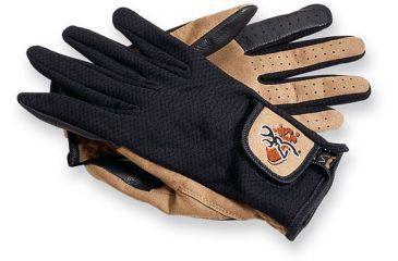 Image of Browning Mesh Back Shooting Gloves Tan/Black 3070118801