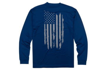 Image of Browning Graphic Long Sleeve Sun Shirt - Mens, Navy, XL, 3011789504