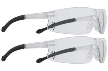 Image of Browning Shooters Flex Shooting Glasses, Clear Polycarbonate Lens, Pack of 2, 12763
