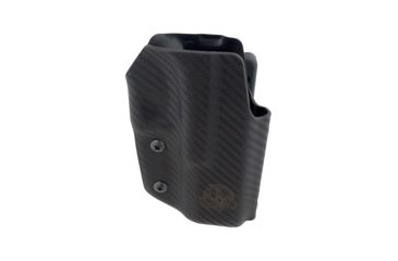 Image of Black Scorpion Outdoor Gear IDPA Pro Competition Holster, S and W MP9, Right Hand, Carbon Fiber Finish, HC03-IDPA-MP9RH
