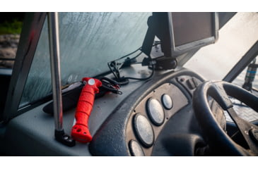 Image of Bubba Blade Tapered Flex Folding Fishing Knife, 7in, TiN-Coated High Carbon Stainless Blade, 8in, Rubber Handle, 1112554