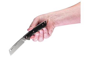 Image of Buck Knives 263 HiLine Knife, 3.25in, D2 Stainless Steel, Straight, Aluminum, Satin, 0263GYSB/13243