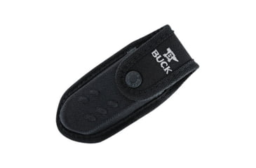 Image of Buck Knives 659 Pursuit Pro Large Folding Knife, 3.6in S35VN Satin Drop Point, Versaflex Orange/Black Handle, 12754