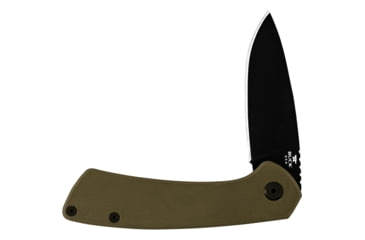 Image of Buck Knives 040 Onset Folding Knife, 3.38 in, 4.38 in Closed, S45VN, Black Cerakote Drop Point Blade, OD Green G10 Handle, 0040GRSB/13425