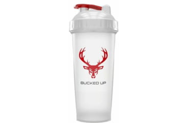Image of Bucked Up Perfect Shaker 28oz Water Bottle, White, 9000029