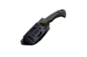 Image of BucknBear Army Piranha Fixed Knife, Black Blade, NSN N BNB12333P